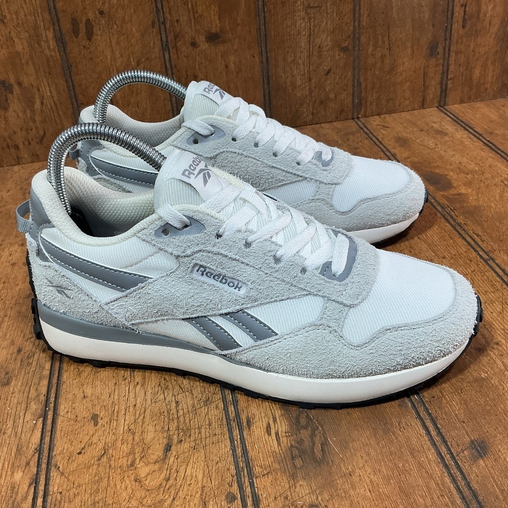 Reebok Classic Legacy Grey White Suede Low Top Sneakers FFC0127923 Womens Size 8